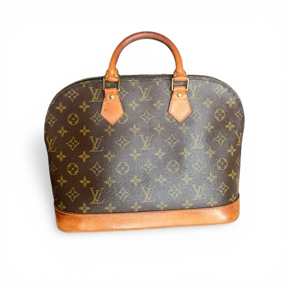 Louis Vuitton Alma PM Monogram SatchelVintage LV Top Handlew/lock and key